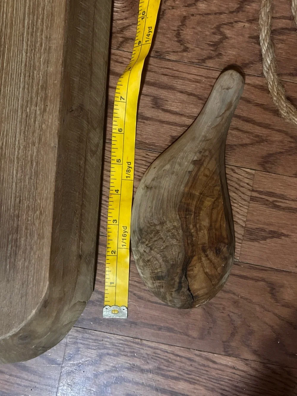 Rustic Wood Serving Board Set - Natural Brown